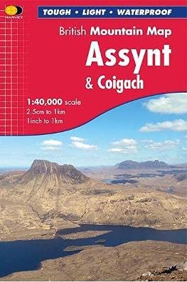 Harvey British Mountain Map - BMC - Assynt & Coigach