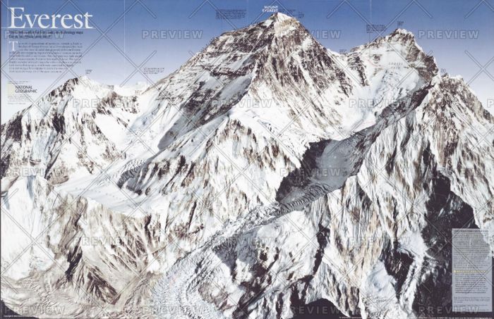 Everest - Published 2003 Map