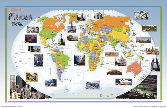 World of Places - Published in 2004 Map