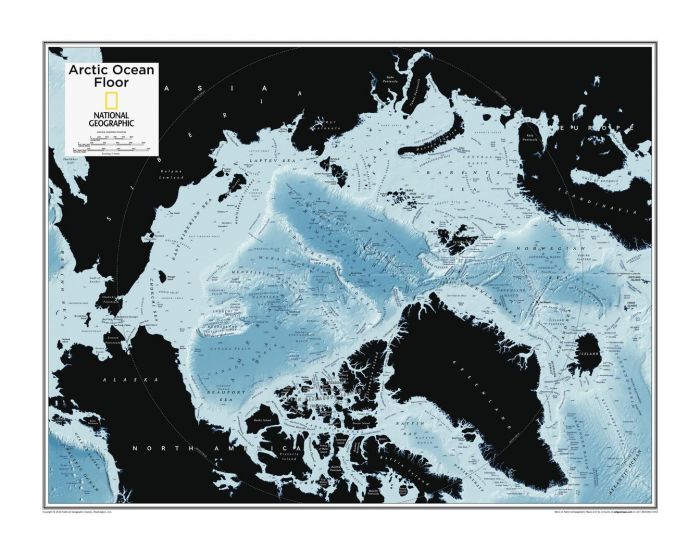 Arctic Ocean Floor - Atlas of the World