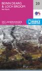 OS Landranger - 20 - Beinn Dearg & Loch Broom, Ben Wyvis