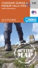 OS Explorer Active - 141 - Cheddar Gorge & Mendip Hills West