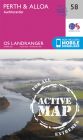 OS Landranger Active - 58 - Perth & Alloa, Auchterarder
