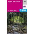 OS Landranger - 90 - Penrith & Keswick, Ambleside