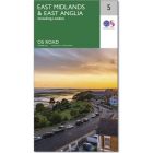 OS Road Map - 5 - East Midlands & East Anglia