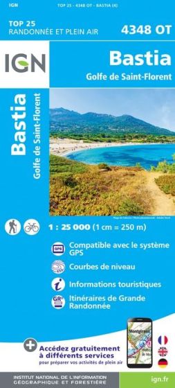 IGN Top 25 - Bastia / Golfe de St-Florent