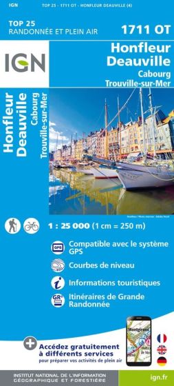 IGN Top 25 - Honfleur / Deauville / Cabourg / Trouville-sur-Mer