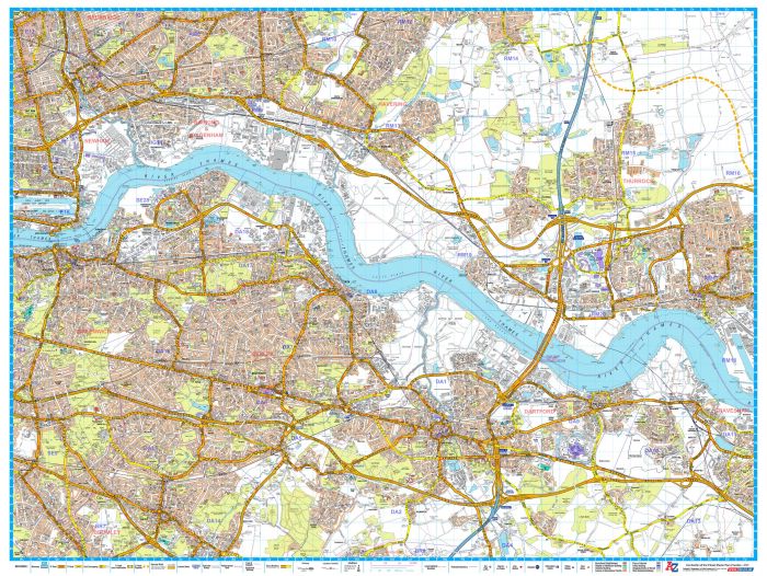 A-Z London Master Plan - East Map