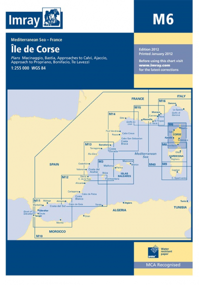 Imray M Chart - Corsica (M6 )