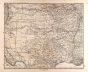 Central United States Map in German (1872) Map
