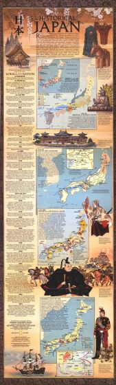 Historical Japan  -  Published 1984 Map