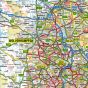 50 Miles around Birmingham Road Map