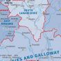 OS Wall Map - Administrative Boundaries Map Of The UK