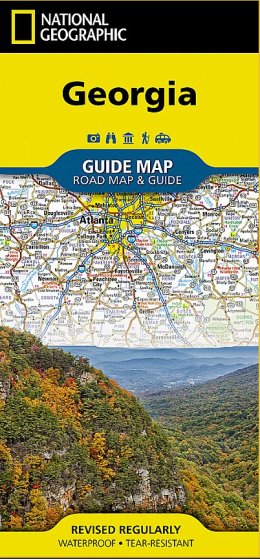 National Geographic - State Guide Map - Georgia