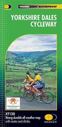 Harvey Cycle Map - Yorkshire Dales Cycleway