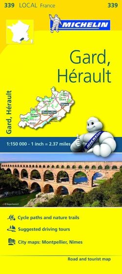Michelin Local Map - 339-Gard, Herault