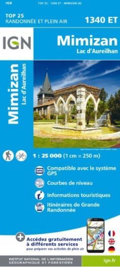 IGN Top 25 - Mimizan / Lac d'Aureilhan