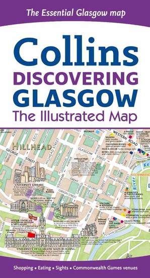 Collins - Discovering Glasgow Illustrated Map