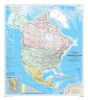 Amérique du Nord - Carte Murale - L'Atlas du Canada Map