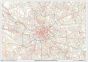 Manchester City Centre Postcode Sector Wall Map (C3) Map