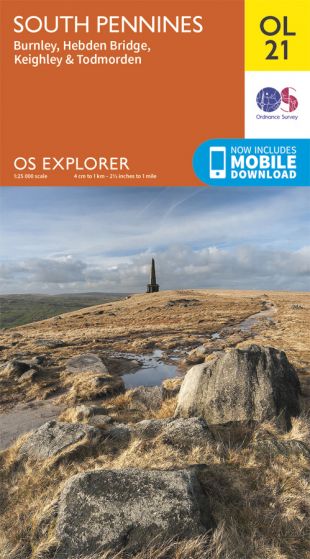 OS Explorer Leisure - OL21 - South Pennines
