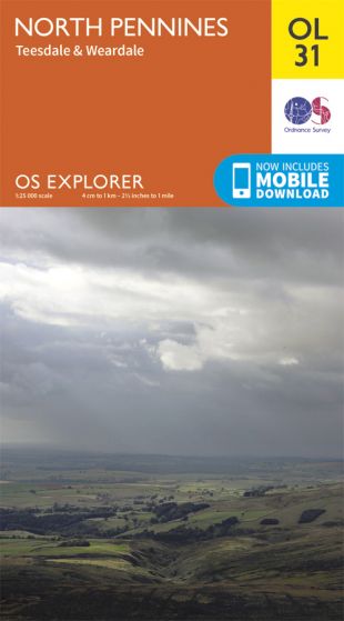 OS Explorer Leisure - OL31 - North Pennines