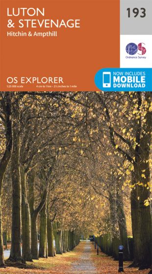 OS Explorer - 193 - Luton & Stevenage