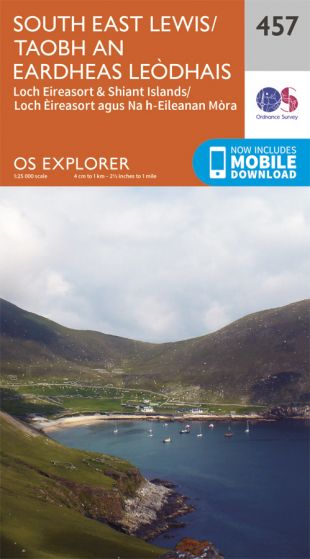 OS Explorer - 457 - South East Lewis/Taobh an Eardheas Ledhais