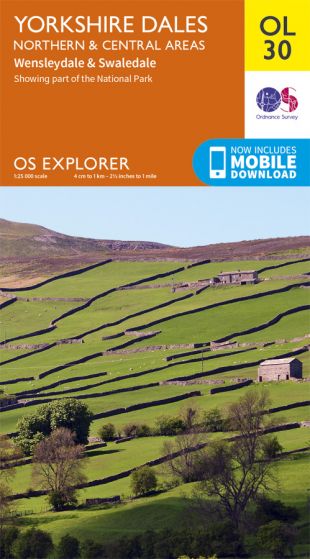 OS Explorer Leisure - OL30 - Yorkshire Dales - Northern & Central