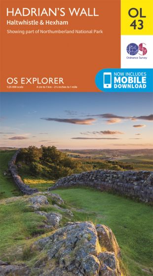 OS Explorer Leisure - OL43 - Hadrian's Wall