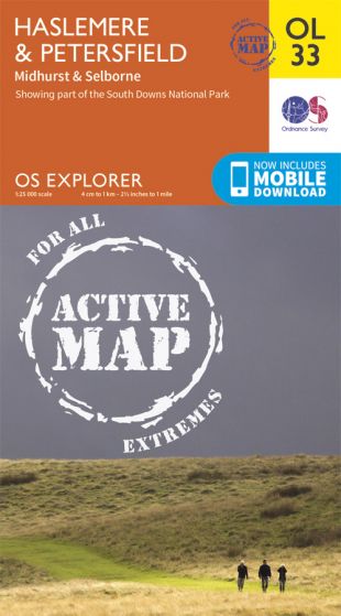 OS Explorer Active - 33 - Haslemere & Petersfield