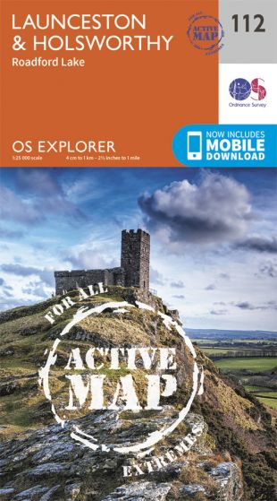 OS Explorer Active - 112 - Launceston & Holsworthy