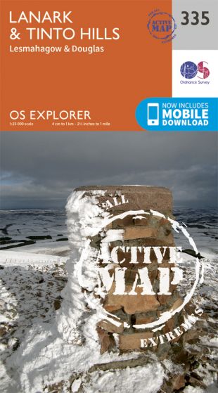OS Explorer Active - 335 - Lanark & Tinto Hills
