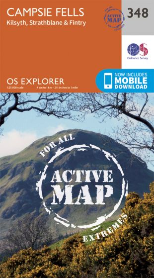 OS Explorer Active - 348 - Campsie Fells