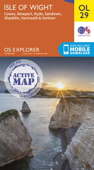 OS Explorer Active - 29 - Isle of Wight