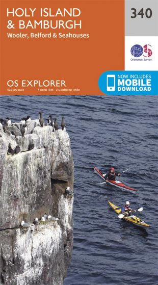 OS Explorer - 340 - Holy Island & Bamburgh