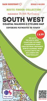 The Little Map Company - Route Finder - Plymouth To Fowey