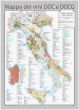 Italy DOC and DOCG Wines Wall Map - English and Italian Map