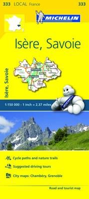 Michelin Local Map - 333-Isere, Savoie