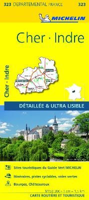 Michelin Local Map - 323-Cher, Indre