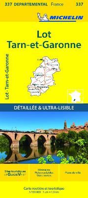 Michelin Local Map - 337-Lot, Tarn-et-Garonne