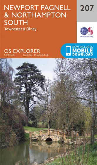 OS Explorer - 207 - Newport Pagnell & Northampton