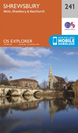 OS Explorer - 241 - Shrewsbury
