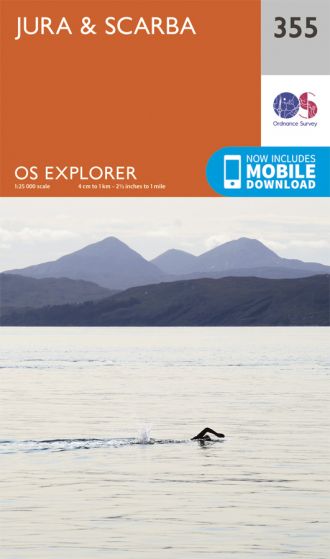 OS Explorer - 355 - Jura & Scarba