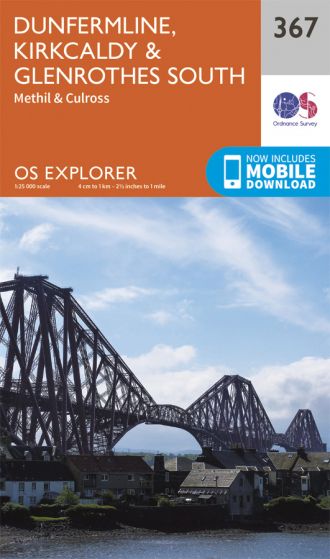 OS Explorer - 367 - Dunfermline, Kirkcaldy & Glenrothes South