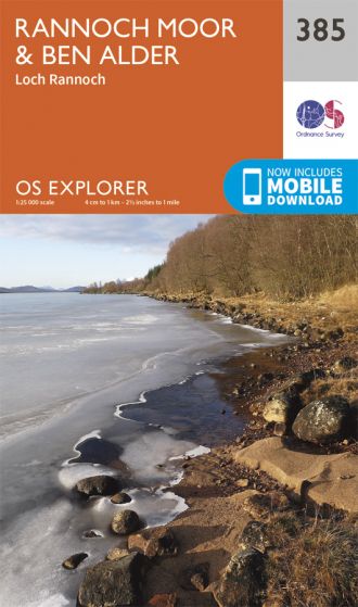 OS Explorer - 385 - Rannoch Moor & Ben Alder
