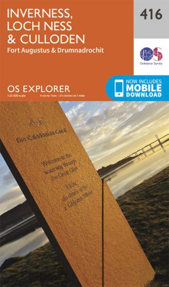 OS Explorer - 416 - Inverness, Loch Ness & Culloden