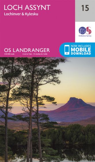 OS Landranger - 15 - Loch Assynt, Lochinver & Kylesku