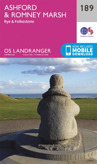 OS Landranger - 189 - Ashford & Romney Marsh, Rye & Folkestone