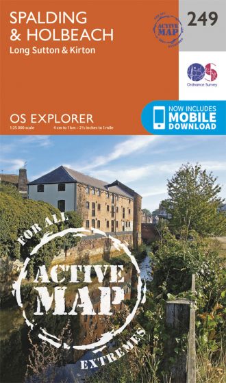OS Explorer Active - 249 -Spalding & Holbeach